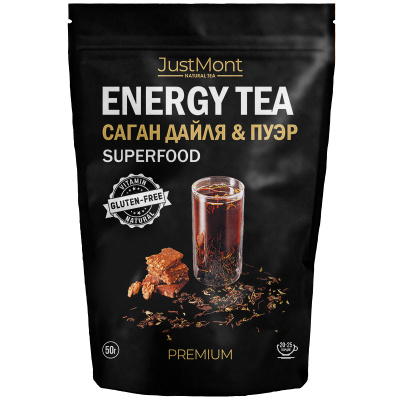 Чай JastMont Energy Tea пуэр листовой с добавками 50г