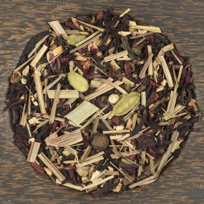 Чай JustMont Глинтвейн Chai каркадэ красный листовой со специями 50г