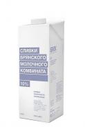 Сливки Брянского молочного комбината 10% 1л