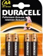 Батарейка Duracell AA LR6 1,5V 4шт