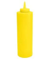 Дозатор для соусов желтый пластик 700мл