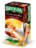 Чай Беседа черный листовой 250г