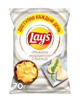 Чипсы Lays Нежная моцарелла с песто 70г