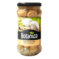 Грибы Botanica шампиньоны целые маринованые 580мл