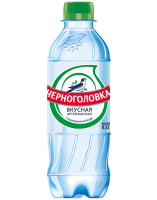 Вода Черноголовка газированная 0,33л пл/б
