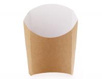 Коробка для картофеля фри малая крафт 110г 100*45*110мм 1уп*490шт