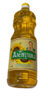 Масло Алёнушка подсолнечное нерафинированное 0,9л