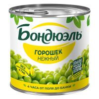 Горошек Bonduelle зеленый нежный 400г