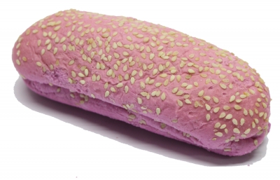 Булочки Paneteria для датского хот-дога с кунжутом фиолетовые 170мм*60г*36шт
