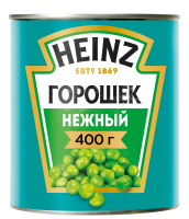 Горошек Heinz зеленый нежный 400г