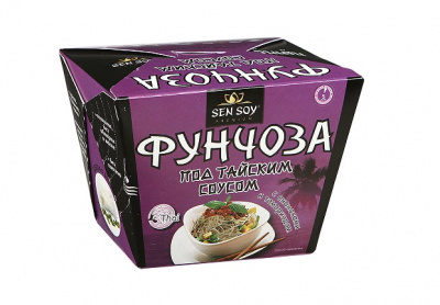 Вермишель Sen Soy Фунчоза под тайским соусом с ананасами и тамариндом 125г