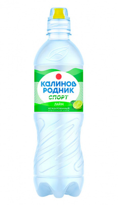 Вода Калинов Родник Актив спорт со вкусом лайма 0,5л