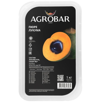 Пюре Агробар (AGROBAR) лукума с/м 1кг