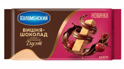 Вафли Коломенское Вишня-шоколад  200г