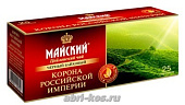 Чай Майский Корона Российской Империи черный 25пакетиков*2г