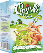 Сок яблоко-виноград 0,2л Фрумка