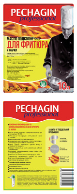 Масло Печагин Pechagin Professional для фритюра подсолнечное 5л