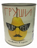 Груши SUNFEEL половинки в сиропе 850мл