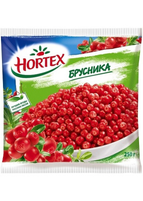 Брусника Hortex замороженная 250г