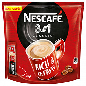 Кофе Nescafe 3в1 Классик 20пак*14,5г