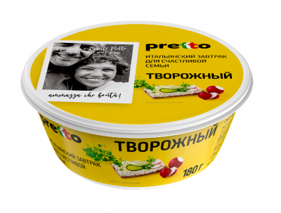 Сыр Pretto творожный 65% 180г