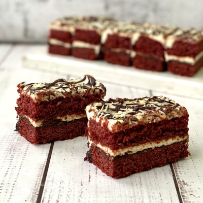 Пирожное Ред Вельвет 21 порция 2,52кг Десерт Фентези