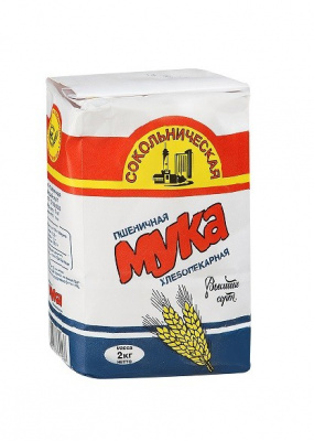 Мука Сокольническая пшеничная в/с 2кг