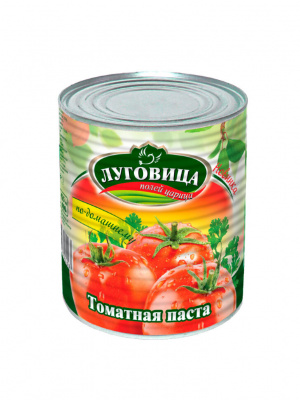 Паста Луговица томатная 25% 380г