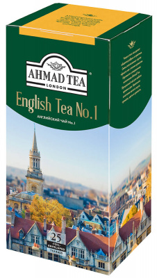 Чай Ahmad Tea  English Tea №1 пакетированный 25х2г   