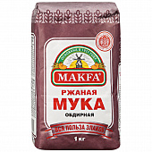 Мука Макфа ржаная хлебопекарная обдирная 1кг