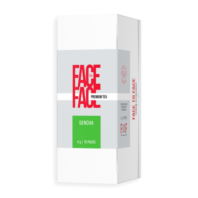 Чай Sencha зеленый Сенча в грандпаках 15пакетиков*4г Face to Face