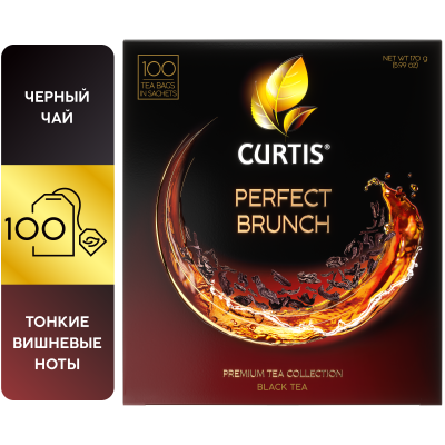 Чай Curtis Perfect Brunch черный 100пакетиков*1,7г сашет