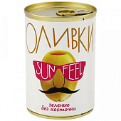 Оливки SUNFEEL без косточки 280г