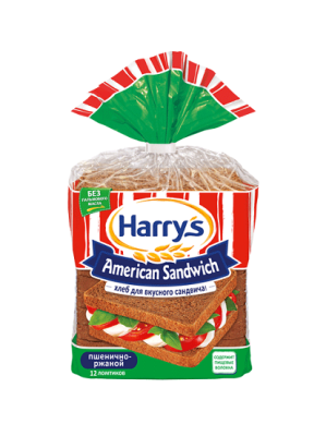 Хлеб American Sandwich пшенично-ржаной 470г