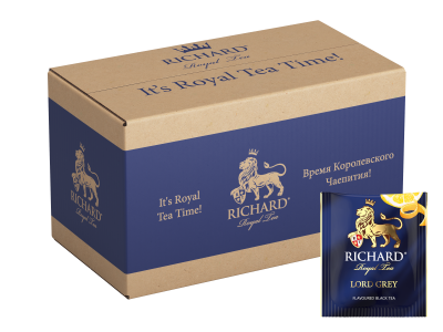Чай RICHARD Lord Grey черный ароматизированный сашет 200шт*1,7г
