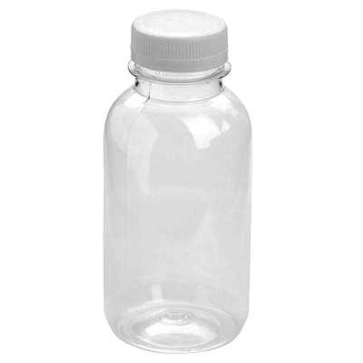 Бутылка пластиковая прозрачная с крышкой Ø38мм 300мл 100шт          