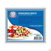 Крабовое мясо Бригантина замороженное 200г