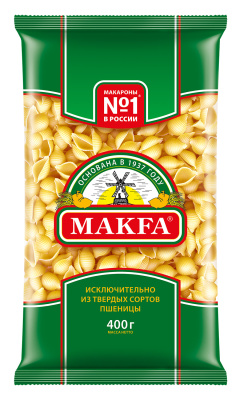 Макароны Макфа Ракушки 400г