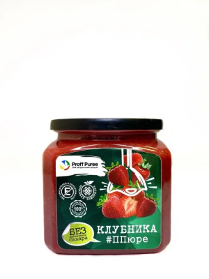 Пюре Proff Puree клубника без сахара с/м 500г