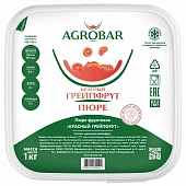 Пюре Агробар (AGROBAR) грейпфрут красный с/м 1кг