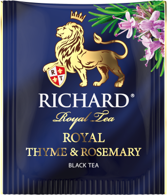 Чай RICHARD Royal Thyme and Rosemary черный сашет 100шт*2г        