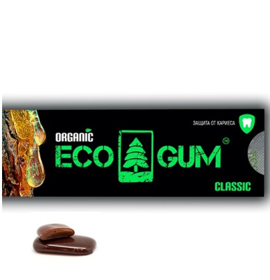 Жевательная смола лиственницы сибирской ECO GUM Classic 20уп*5г