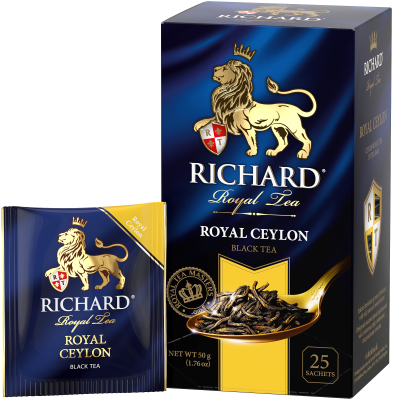 Чай RICHARD Royal Ceylon черный сашет 25шт*2г        