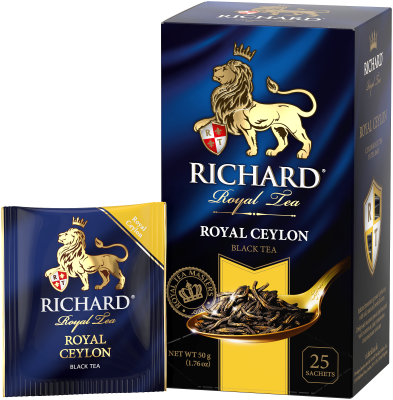 Чай RICHARD Royal Ceylon черный сашет 25шт*2г