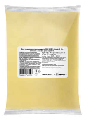 Соус ЧИЗ веганский на основе растительных масел 35% 1кг EFKO FOOD Professional