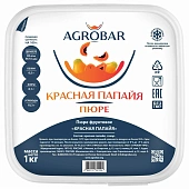 Пюре Агробар (AGROBAR) папайя красная с/м 1кг