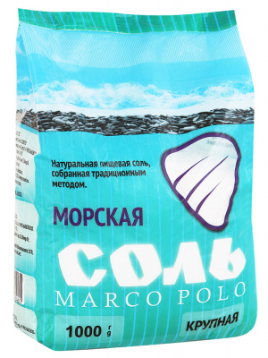 Соль Marco Polo морская крупная 1кг