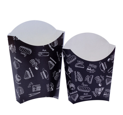 Коробка для картофеля фри средняя 100г 105*53*115мм 1уп*150шт Complement Black