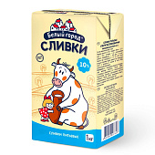 Сливки Белый город 10% 1л