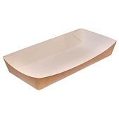 Лоток бумажный жиростойкий для фаст-фуда TRAY 180*80*30мм 600мл 1уп*1000шт